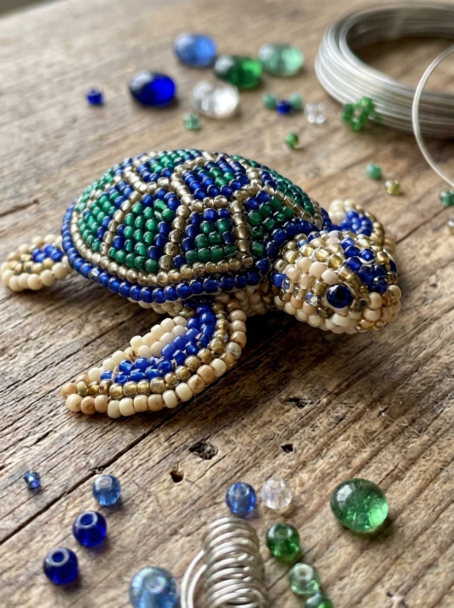 Une tortue de mer ornée de perles: 12 Astuces pour un DIY Réussi