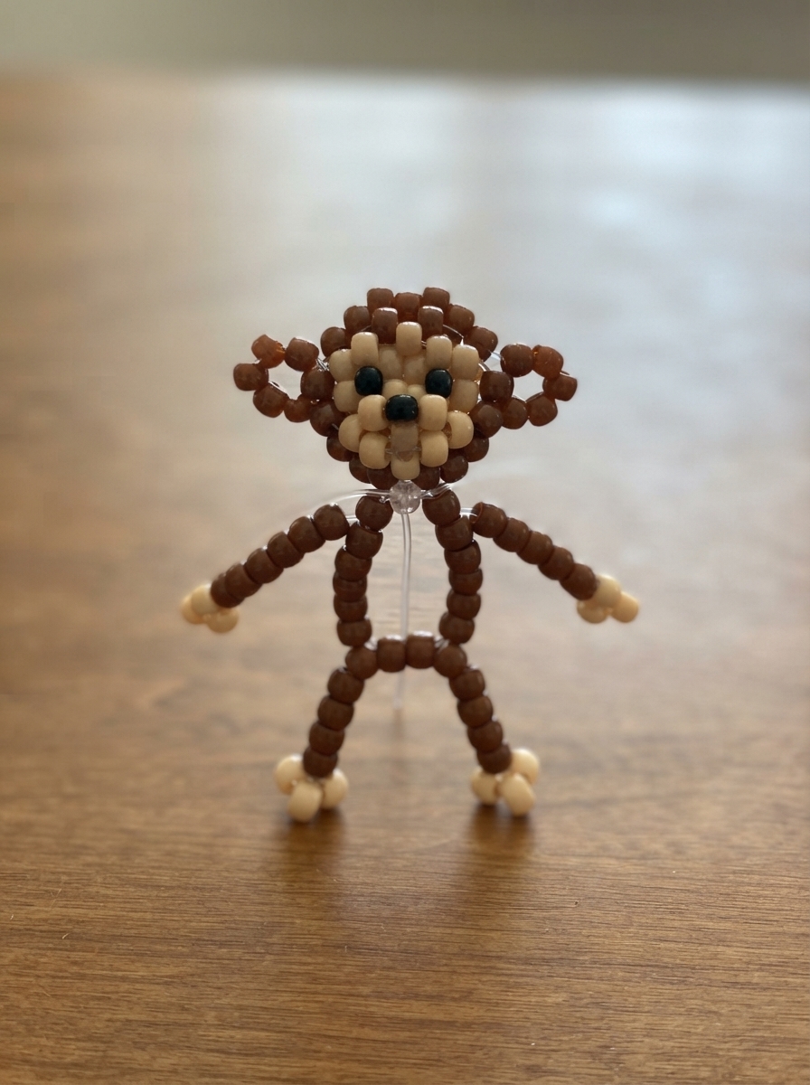 How to Make a Beaded Monkey for Kids